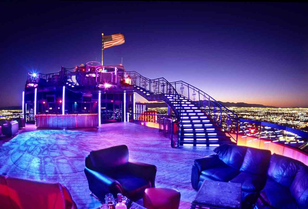 Lounge em Las Vegas com vista 360