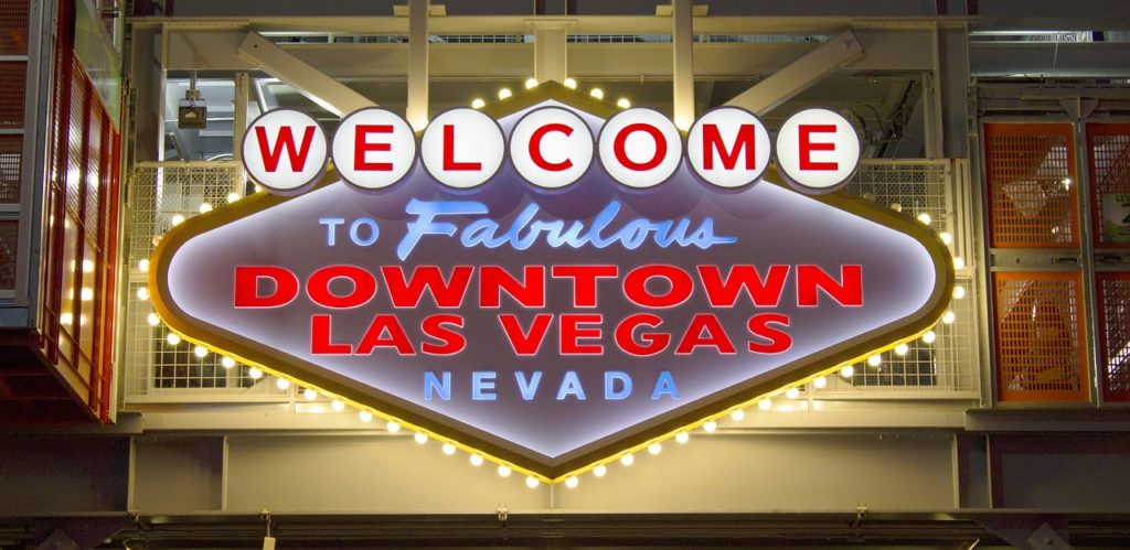 Onde fica a placa Welcome to Fabulous Las Vegas